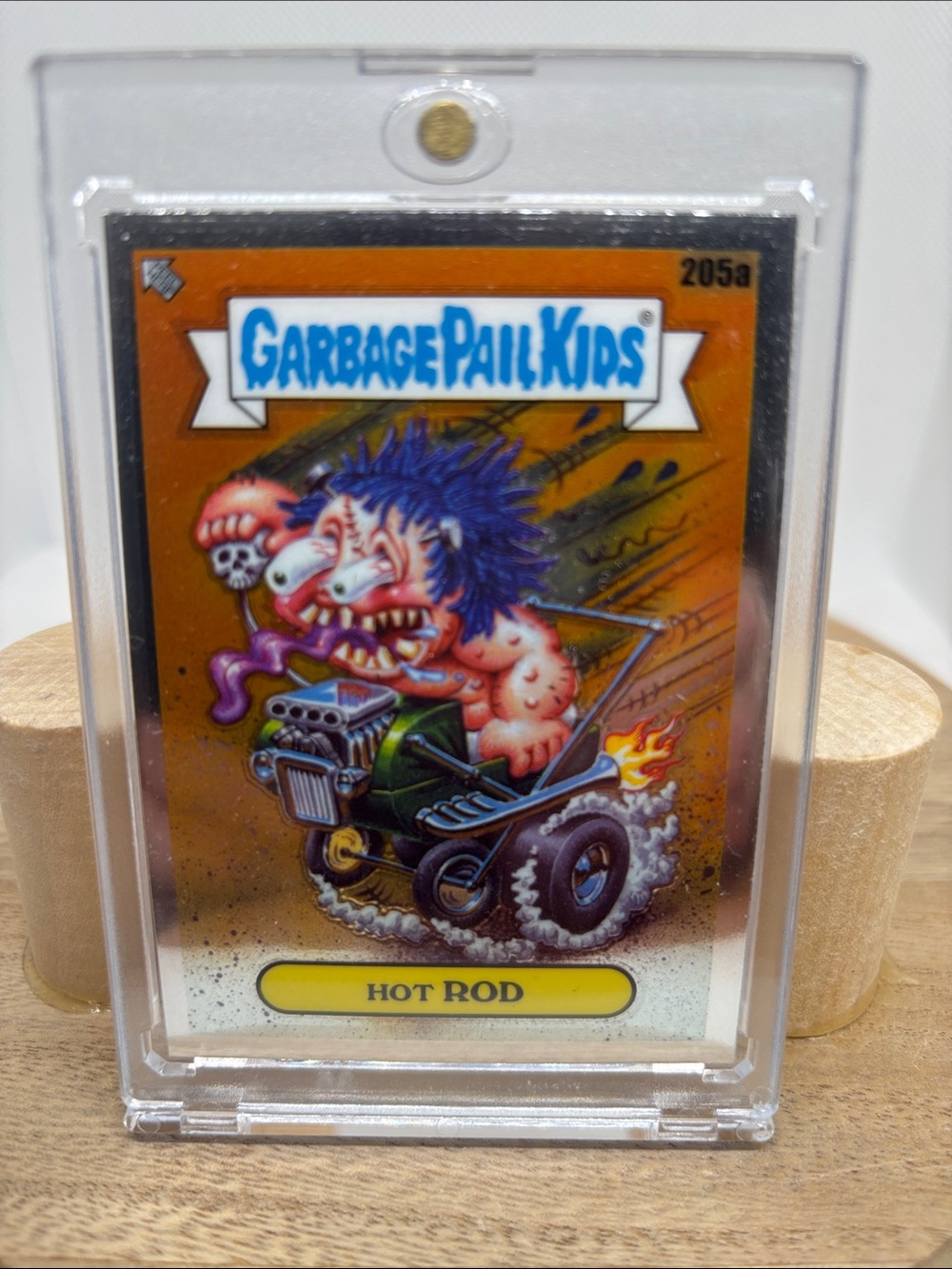 Garbage Pail Kids Hot Rod Trading Card - Orange Artwork